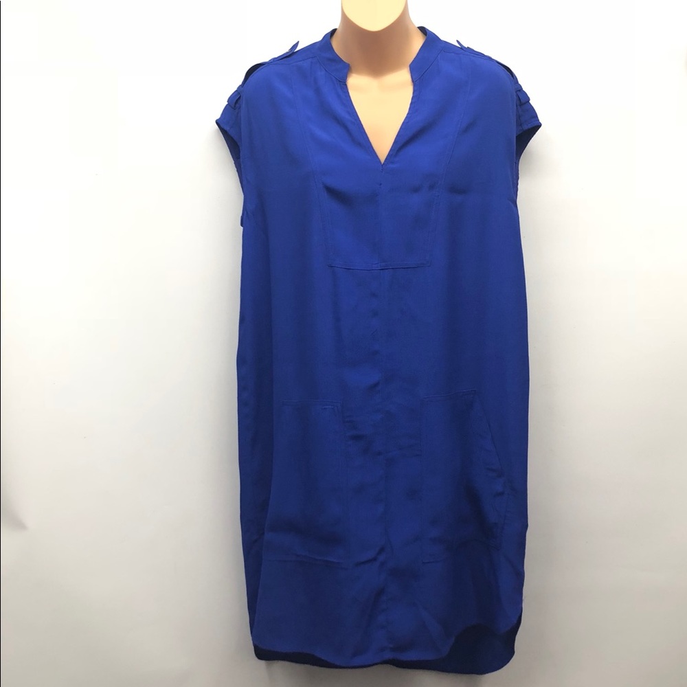 Madewell royal blue shift dress